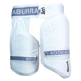 KOOKABURRA Unisex 500 Thigh Guard Protection, White, Over Sized Adult Right Hand UK