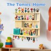 WodGod for Tonies Shelf Magnetic,Tonies Storage Wall, Holds 50+ Characters