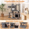 Tangkula 71 Inch Tall Cat Tree, Multi-Level Large Cat Tower