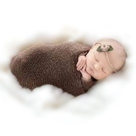 Newborn Photography Props Stretch Newborn Photography Wrap Blanket for Baby Boys Girls Posing Photo Shoot Props
