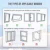 BEWAVE Portable AC Window Seal, Universal Window Seal for Portable
