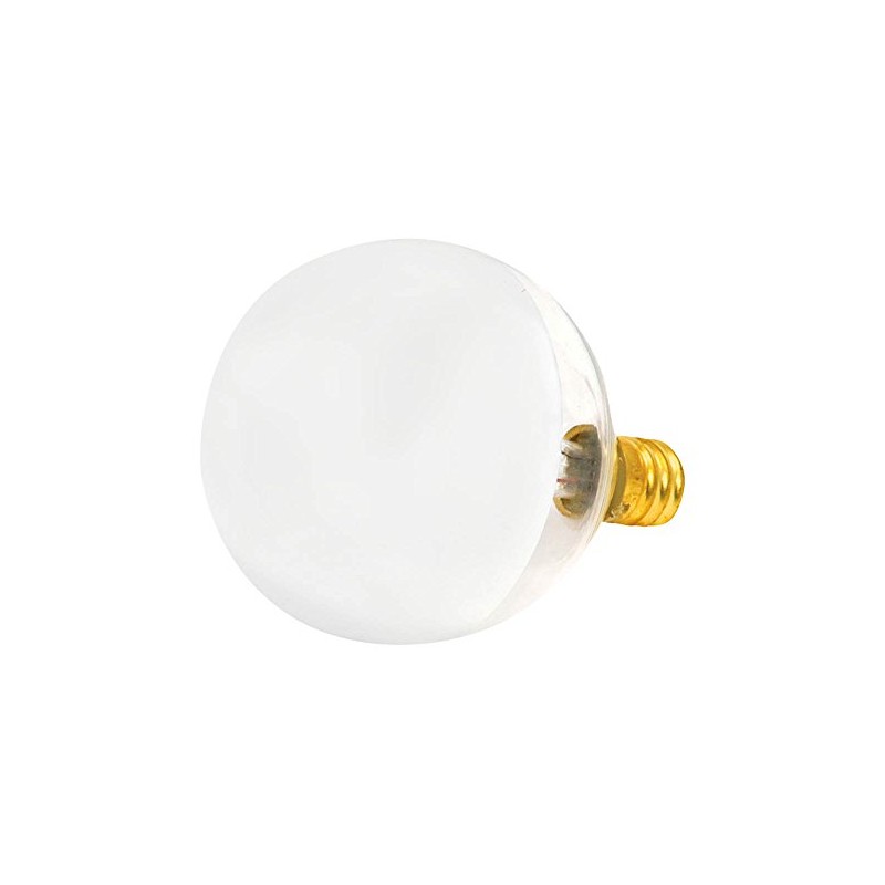Bulbrite 25G16HM Half Chrome 25W Globe Shape Bulb