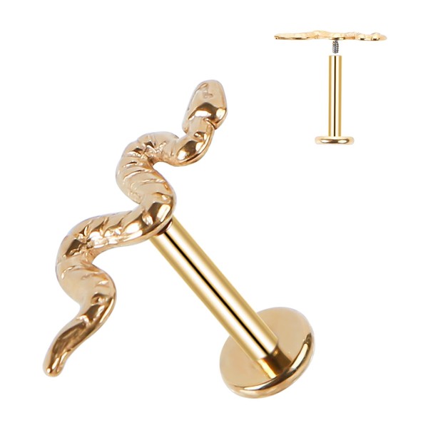 ESHIONER G23 Titanium Piercing Jewelry for Tragus Helix Conch Labret