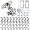 Chumia 100 Pack Soft Closing Cabinet Hinges for Kitchen Cabinets