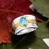 Ross-Simons 1.20 Carat Swiss Blue Topaz Ring in Sterling Silver