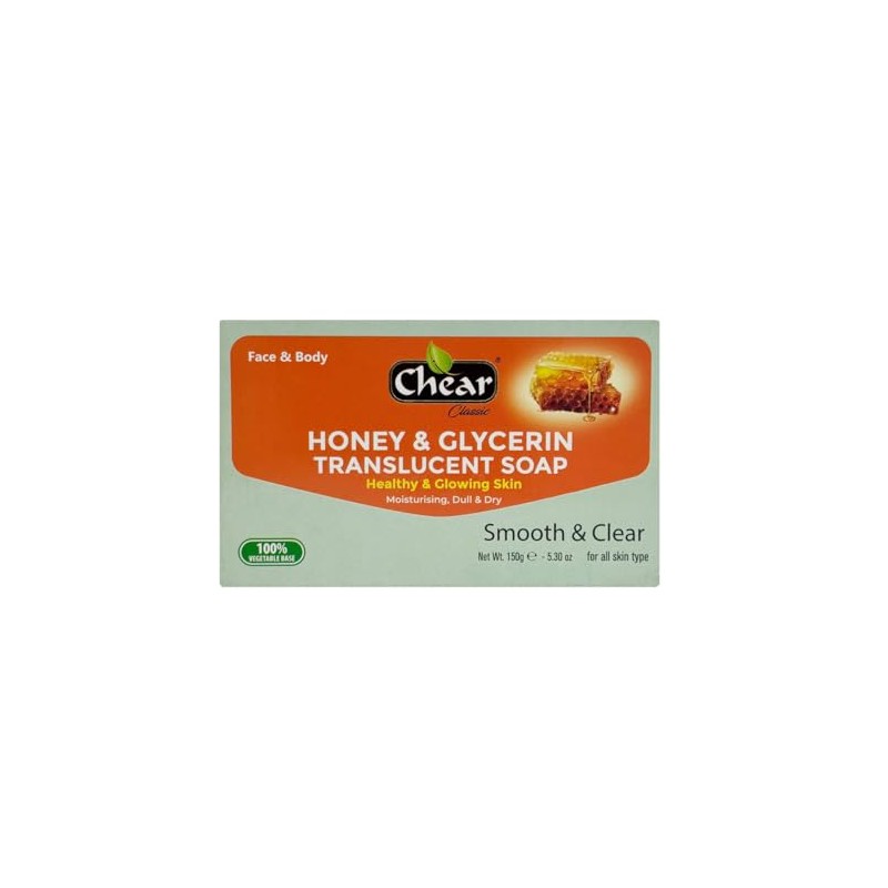 Chear Honey & Glycerin Translucent Transparent Soap 150g - Face