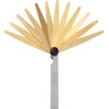 KS Tools 300.0611 Antimagnetic brass feeler gauge, 8 blades