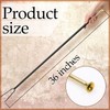 MorningRo Fire Blower Fireplace Poker 36 Inch Long Fire Pit