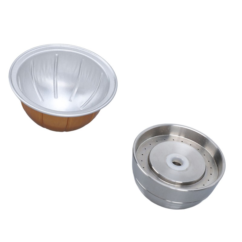 Reusable Coffee Capsule Stainless Steel Easy to Clean Long Lifespan