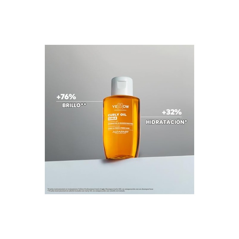 YELLOW PROFESSIONAL CURLS CURLY OIL 100 ml Aceite hidratante efecto