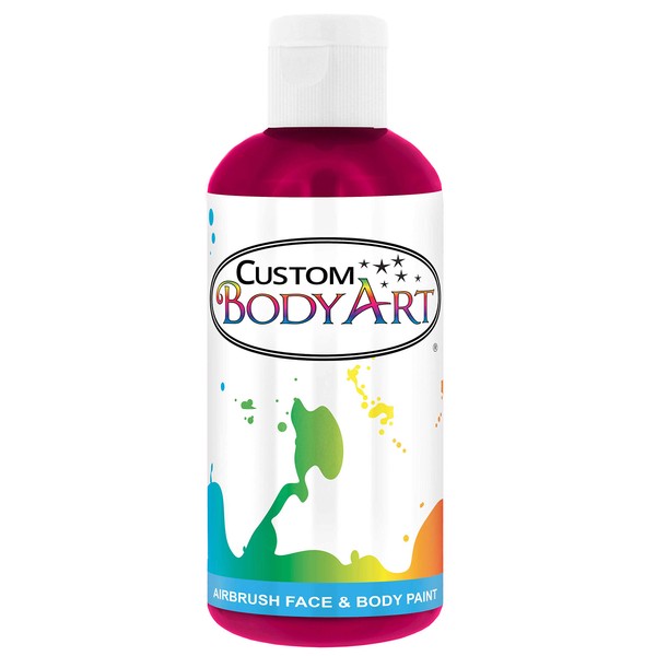 Custom Body Art 8-Ounce Fushia Water Based Airbrush Body Art