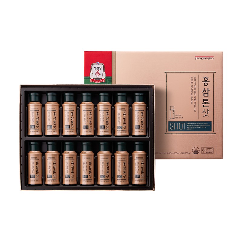 Cheongkwanjang 정관장 홍삼톤샷 50ml 14병 Hong Sam Ton Shot 50ml