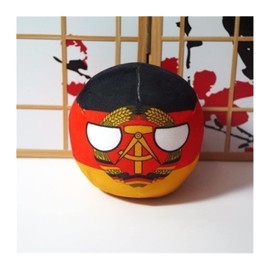 GANGKJDS 7.9in,Polish Ball, Countryball ，Germany，Canada, United Kingdom, France, Country Ball, Anime Cosplay, Countryballs (Color : East Germany, Size : 20cm)