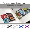 Large Clear Acrylic Book Stand - Perfect for Displaying Open