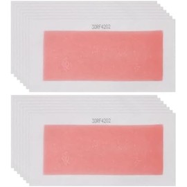 Cabilock Tiras de Cera Depilatoria Facial y Corporal 12 Unidades Tamaño Estándar para Mujer Uso Cómodo Piel Sensible Bandas No Tejidas para Depilación Extremidades y Cuerpo