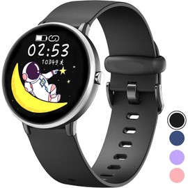 ZONEY Kids Smart Watch, Fitness Tracker for Kids Boys Girls Age 6-16, Sports IP68 Waterproof Activity Tracker with Sleep Tracking, Kids Watch with Pedometer, Alarm, Watch for Kids(Purple)