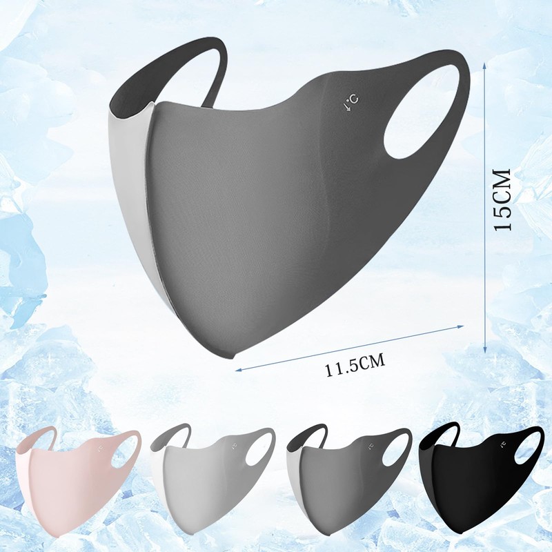 [le néant ル・ネアン] UVカットマスク 紫外線対策 日焼け止め 冷感マスク 立体 マスク 夏