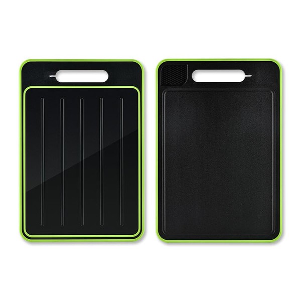 Gsycle 2-in-1 Double Sided Steel Cutting Board and Defrosting Plate