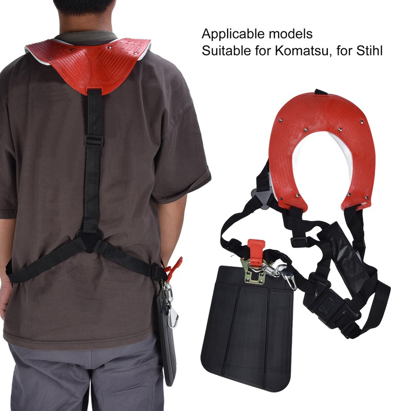 Backpack Design Trimmer Double Shoulder Strap Adjustable Nylon Lawn Mower