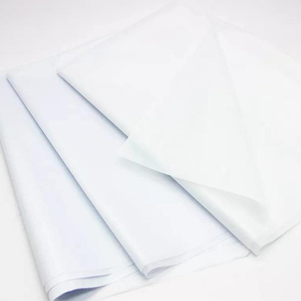 AKAR Acid Free White Tissue Paper 50 Sheets for Gift Wrapping, 50x75 cm Large Boxes Packing, Filler, Art and Craft Packaging