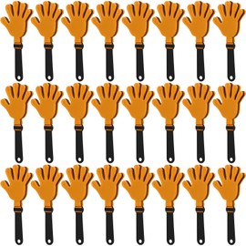 ZCYSRLQIN - 24 pinzas de mano de 7.5 pulgadas de plástico para hacer ruido, regalos de fiesta, para hacer ruidos, cumpleaños, premios de juego, recompensas en el aula, fútbol, deportes, eventos,
