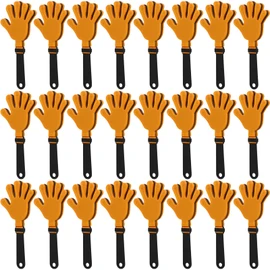 ZCYSRLQIN - 24 pinzas de mano de 7.5 pulgadas de plástico para hacer ruido, regalos de fiesta, para hacer ruidos, cumpleaños, premios de juego, recompensas en el aula, fútbol, deportes, eventos,