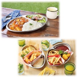 Tsubamesanjo Village Blacksmith Stainless Steel Lunch Plate (Deep Lunch Plate)