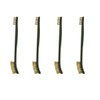 Helonge Brass Wire Brush, 5 Pcs Samll Brass Wire Brush,