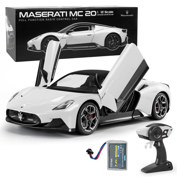 MIEBELY Maserati Remote Control Car, Openable Door 1:12 Scale Rc