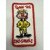 Damn The Sno Snakes Vintage Patch NOS Snowmobile Ski Funny