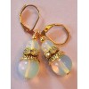 handcrafted by BeJay double OPALITE & AB Rhinestone roundel GP