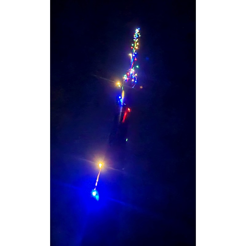 Caravan Flag Pole Lights (Multi Coloured) 12 Meters