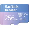 256GB SanDisk Creator microSD UHS-I Card with SD Adapter -
