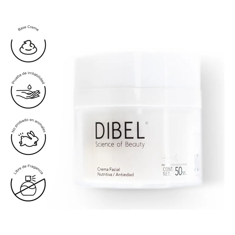 Dibel Beauté 50ml. Crema Facial Nutritiva