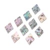 10 Pcs Guitar Fingerboard Inlay Abalone Shell Exquisite Beautiful Fretboard