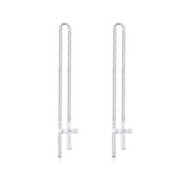 Elli Women's 925 Sterling Silver Xilion Cut Earring