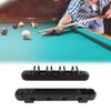 Sarini Cue Wall Rack Holds 4 Cues Black Wall-Mounted Billiard