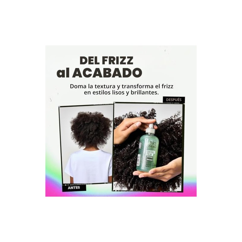 TIGI Bed Head Control Freak Serum, Frizz Control and Straightener,