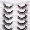 Pooplunch False Eyelashes Cat Eye Fluffy Lashes 8D Volume Thick