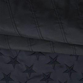 Homissor Black American Flag 5x8 All Black US USA Flags Embroidered Stars Heavy Duty Outdoor Durable Nylon Sewn Strips