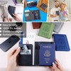 Passport Holder Cover Wallet Passport Protector Leather Card Case Travel