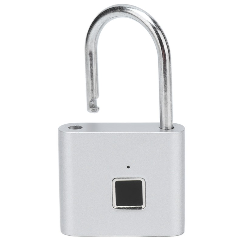 Fingerprint Padlock Zinc Alloy Smart Office Home Cabinet Door Dormitory