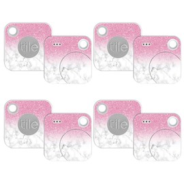 MightySkins Skin Compatible with Tile Mate w/Replaceable Battery (2018) - Marble Glitz | Protective, Durable, and Unique Vinyl wrap Cover | Easy to Apply, Remove, and Change Styles | Made in The USA