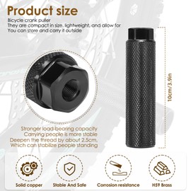 Pack of 2 Bicycle Pegs, BMX Pegs, Accessories Pegs, Aluminium Bike Foot Pegs, Aluminium Foot Pegs for Mountain Bike, Road Bike, Stunt Pegs, 100 kg Load Capacity
