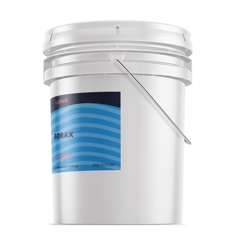 Luonix Borax, 5 Gallon Bucket, Multipurpose Cleaner, Laundry Additive