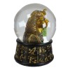 Ancient Egyptian Pharaoh King Tut Small Water Globe With Hieroglyphic