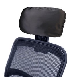 welsoon 2 Pack Satin Office Chair Headrest Cover Office Chair Pillow Cover Silky Protector for Hair Protection