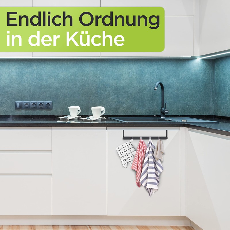 DEELIA® Kitchen Tea Towel Holder | Towel Holder No Drilling