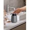 Bosilunlife Ceramic Soap Dispenser for Kitchen & Bathroom, 11 oz