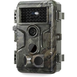 GardePro A3S Wildlife Camera, 64MP 1296p, Trail Camera with H.264 Video, Next-Gen Imaging Technology, 100ft No Glow Night Vision, 0.1s Trigger Speed Motion Activated, Camera Traps for Garden